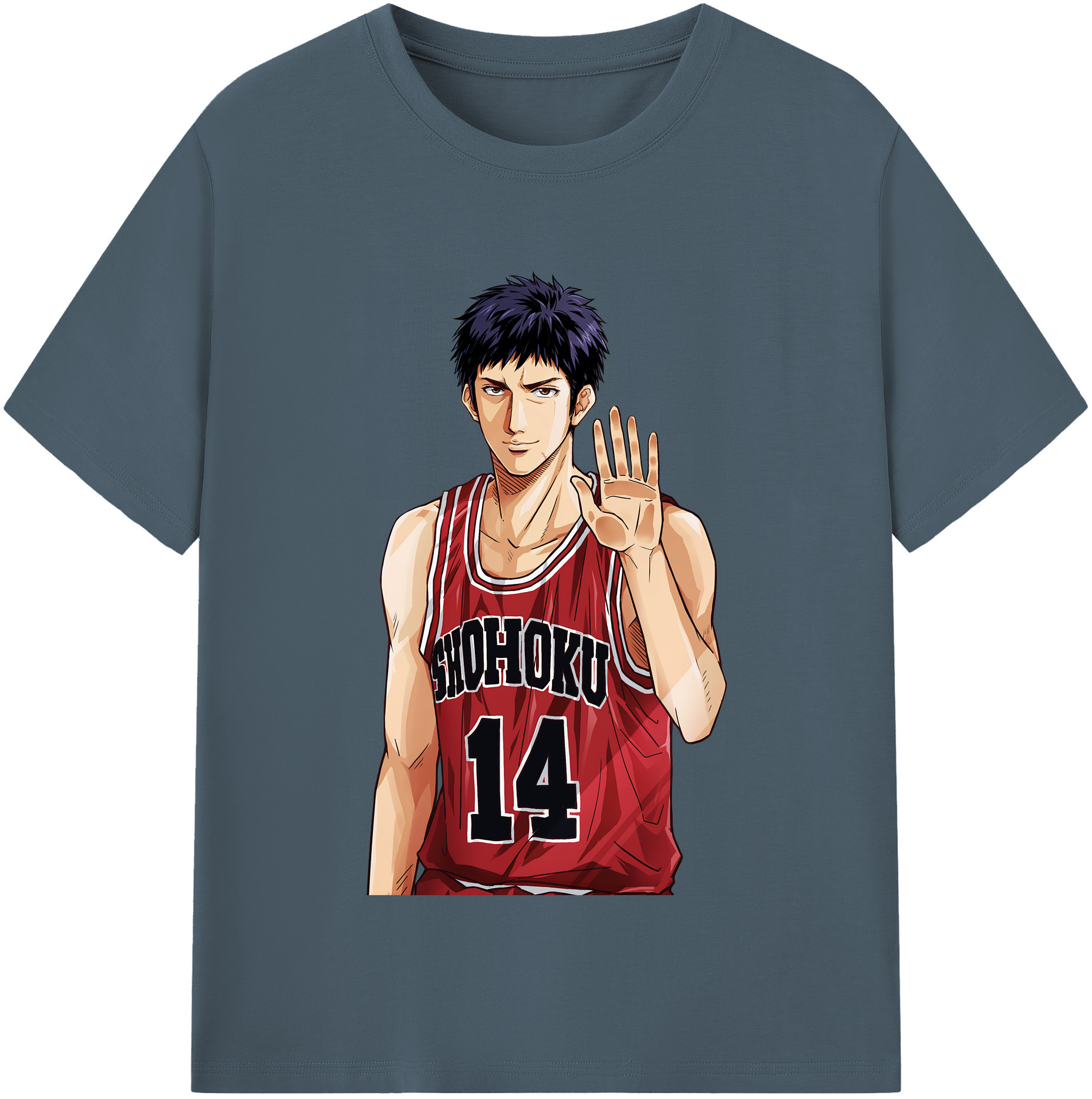 （画像用） SLAM DUNK／スラムダンク 綿100％半袖Tシャツ（フロントプリント）